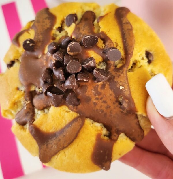Chunky Choc Chip Cookie with Chocolate Filling