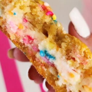 Funfetti with Buttercream Marshmallow Filling