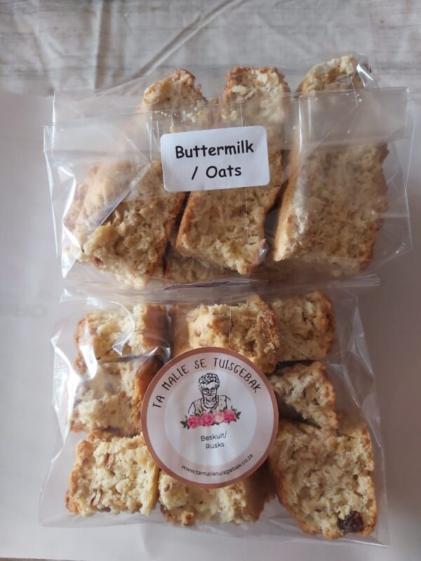 Buttermilk & Oats Rusks (Beskuit)