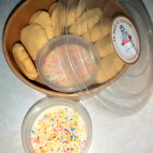 DUNK A COOKIE - Orange Cookie & Vanilla Sauce