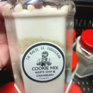 COOKIE MIX - WHITE CHIP & CRANBERRIES (750ML)